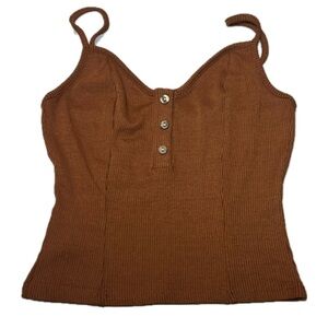 Burnt orange/ brown tank top